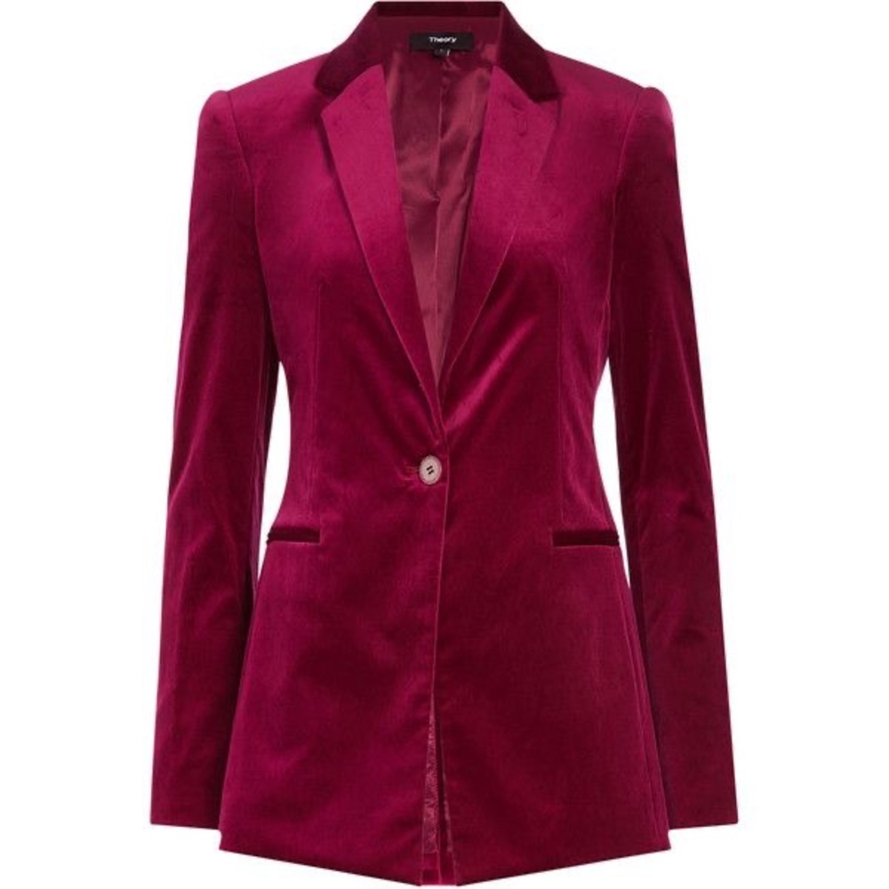 Theory Velvet Power Blazer